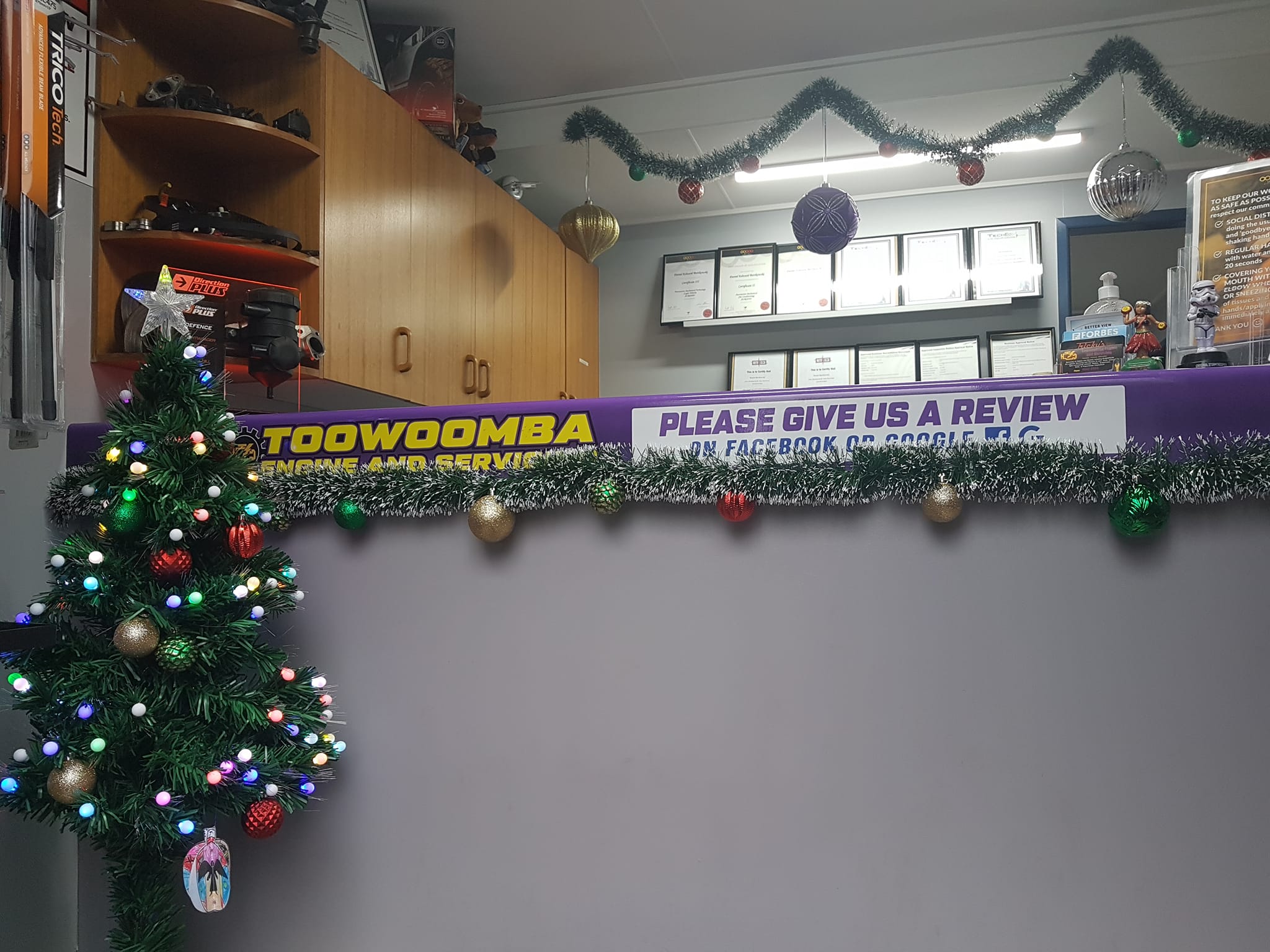 Inside the Toowoomba Engine & Servicing workshop